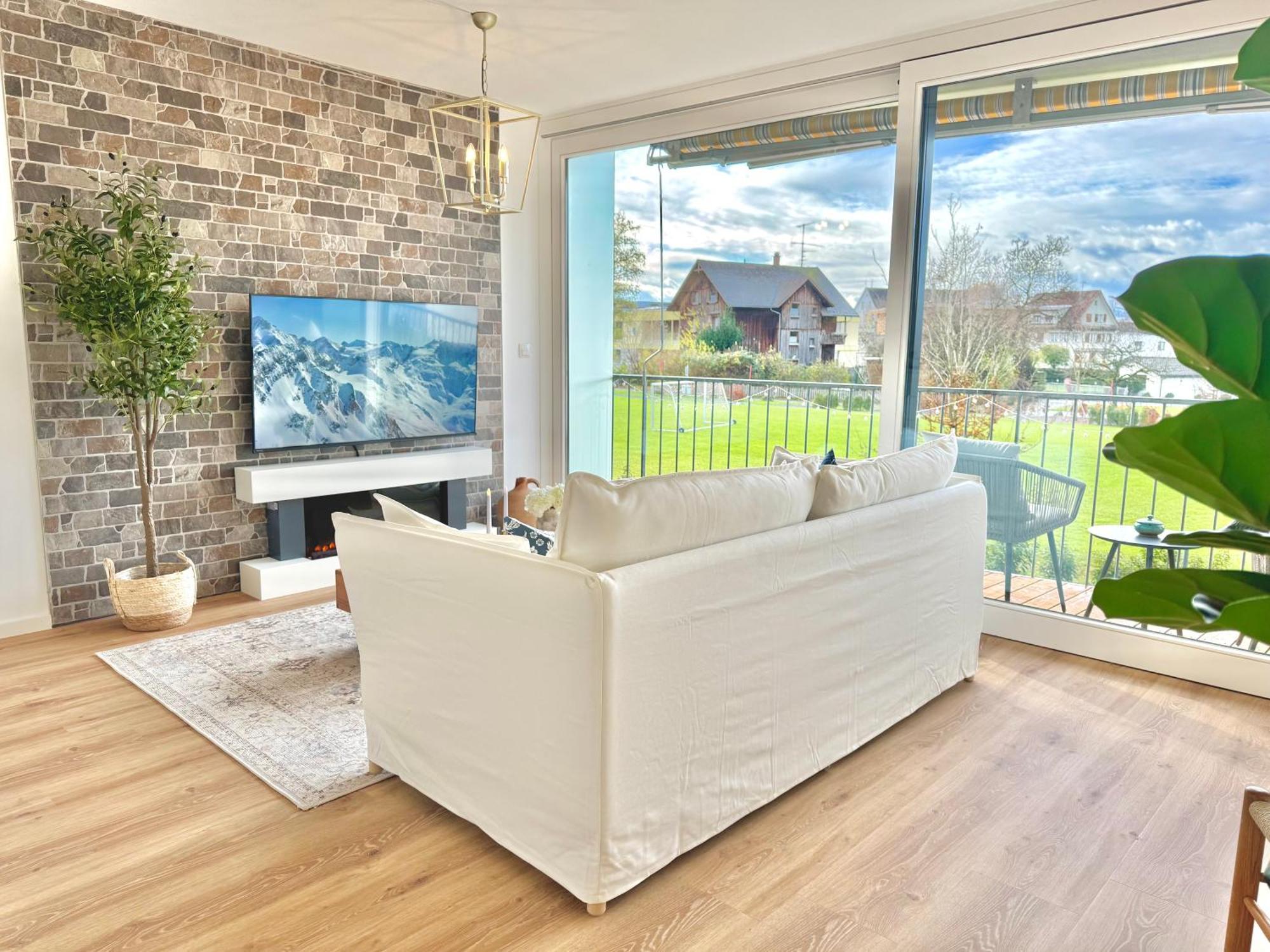 Flair Apartments Vorarlberg - Stilvolles Wohnen Nahe Bodensee & Alpen - Kueche, Balkon & Gratis Parkplatz Bregencja Pokój zdjęcie